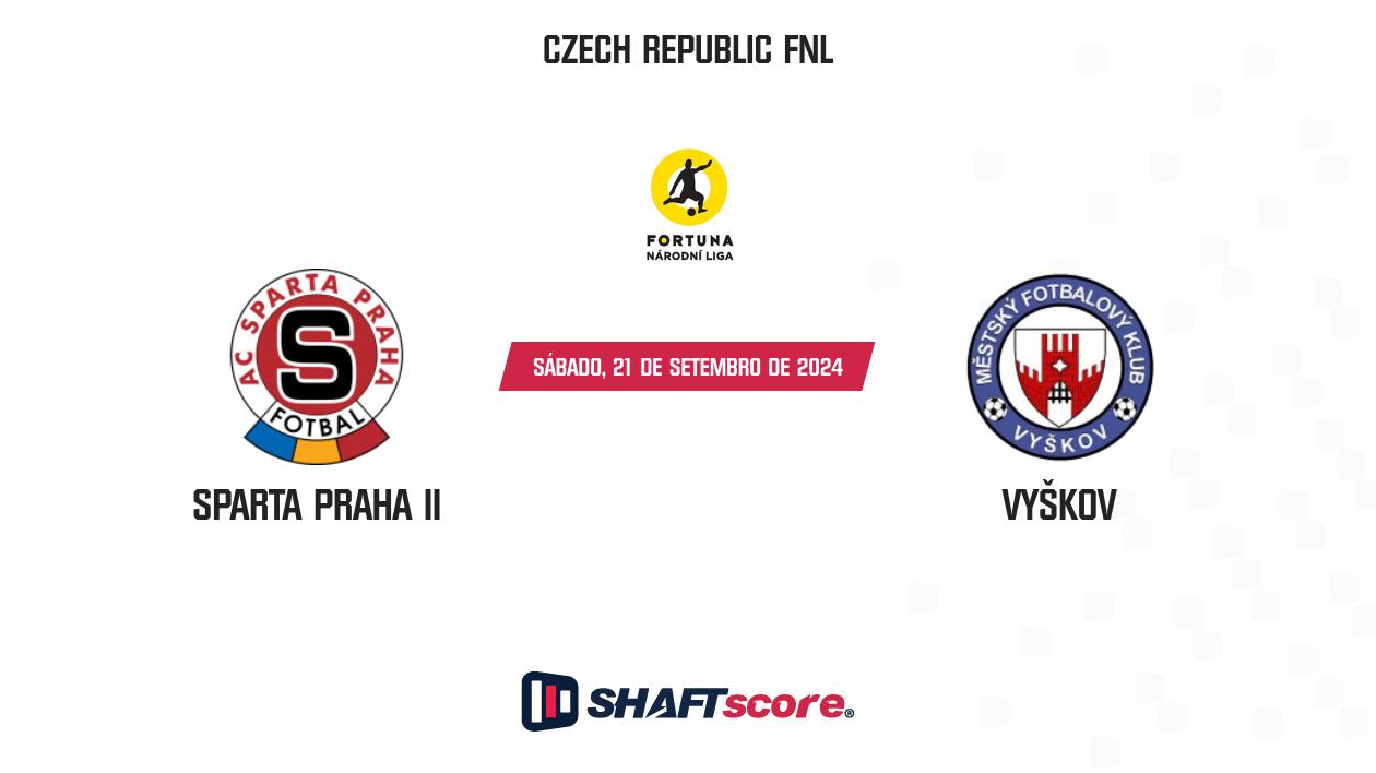 Palpite: Sparta Praha II vs Vyškov