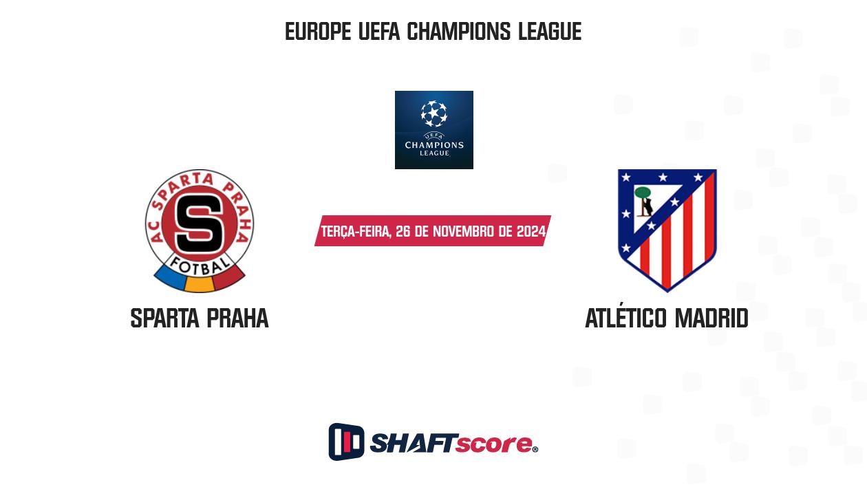 Palpite: Sparta Praha vs Atlético Madrid