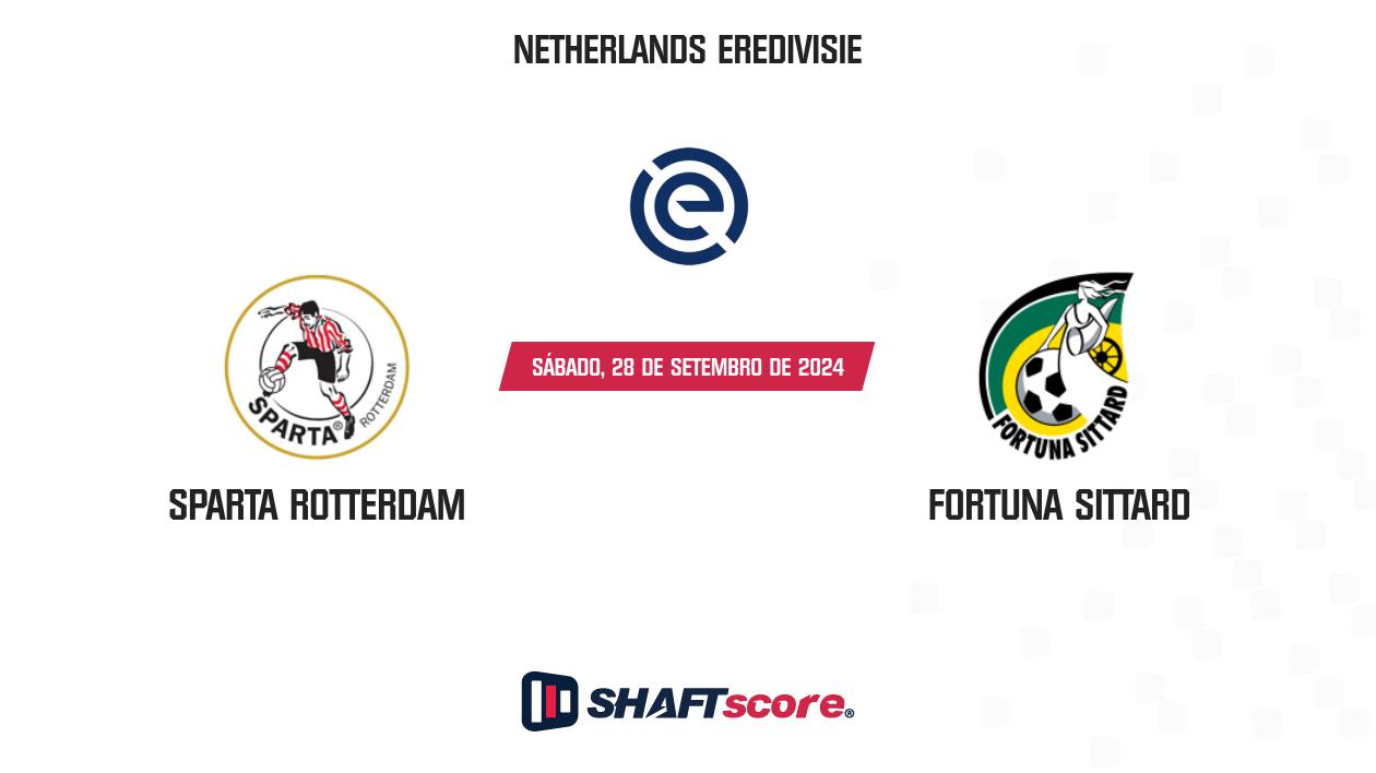 Palpite: Sparta Rotterdam vs Fortuna Sittard