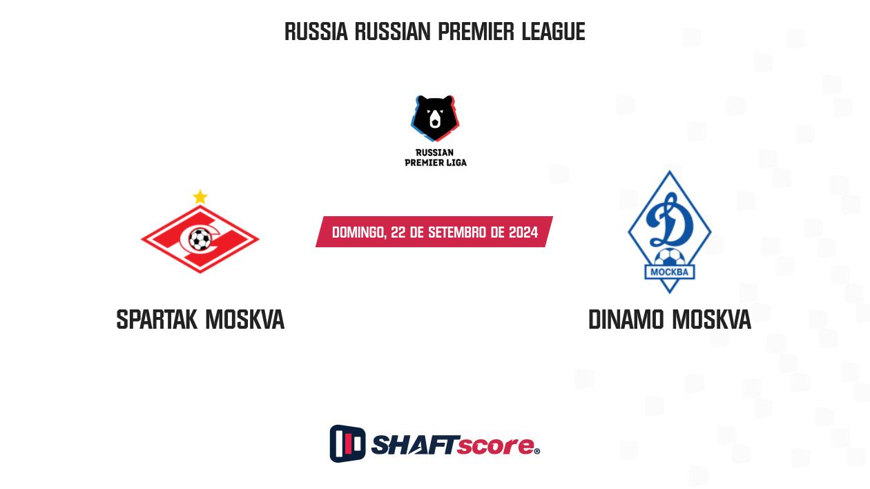 Palpite: Spartak Moskva vs Dinamo Moskva