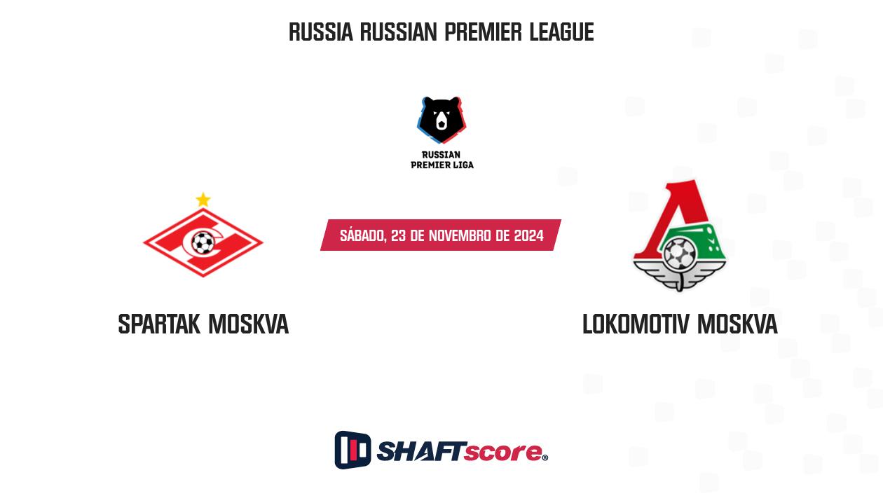 Palpite: Spartak Moskva vs Lokomotiv Moskva