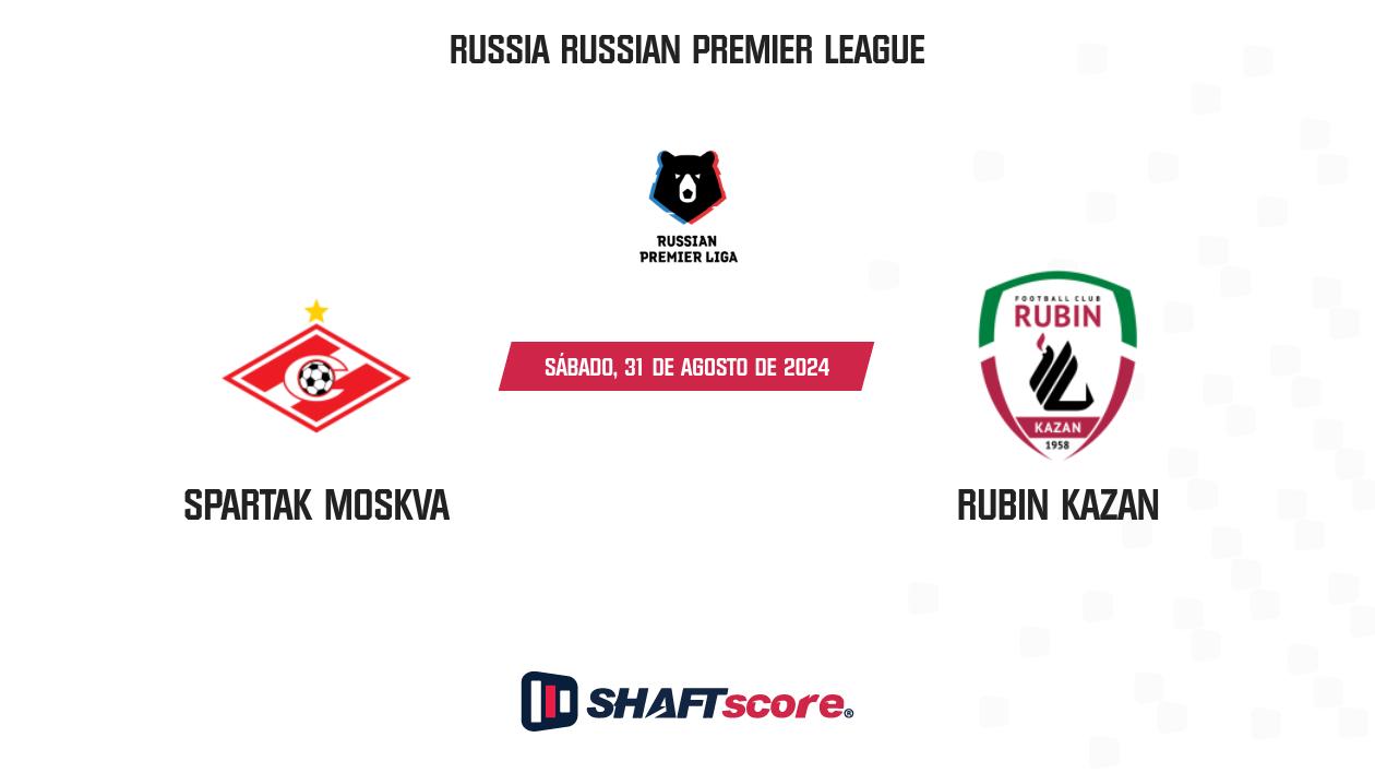 Palpite: Spartak Moskva vs Rubin Kazan