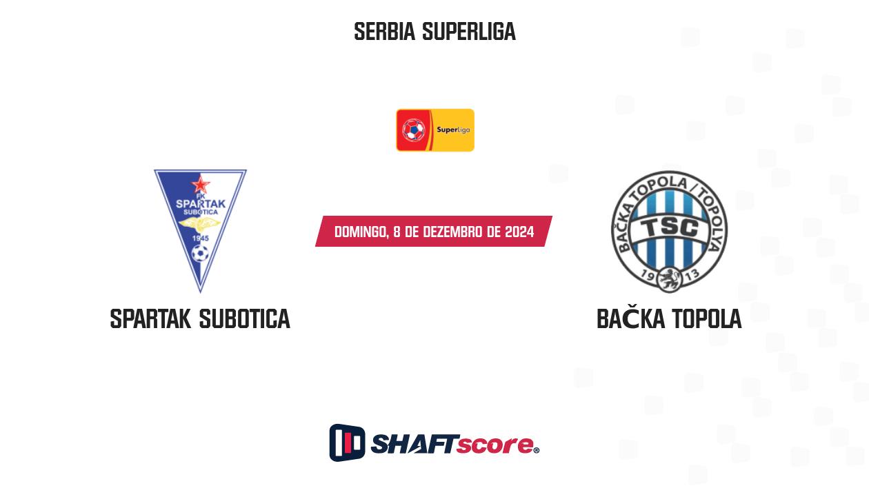 Palpite: Spartak Subotica vs Bačka Topola