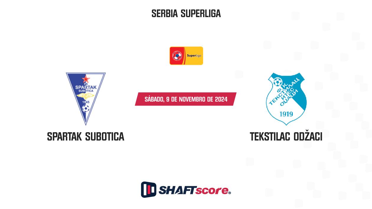 Palpite: Spartak Subotica vs Tekstilac Odžaci