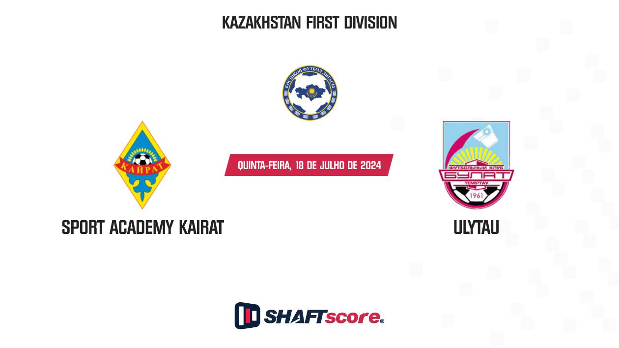 Palpite: Sport Academy Kairat vs Ulytau