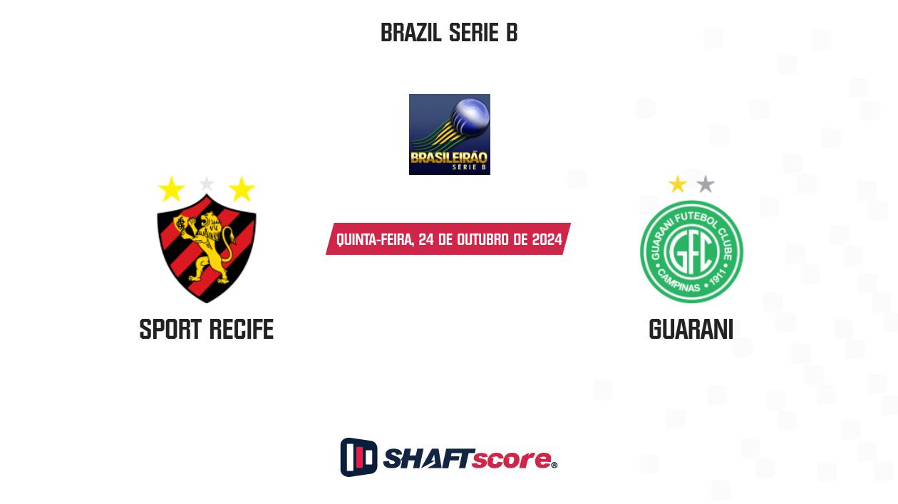 Palpite: Sport Recife vs Guarani