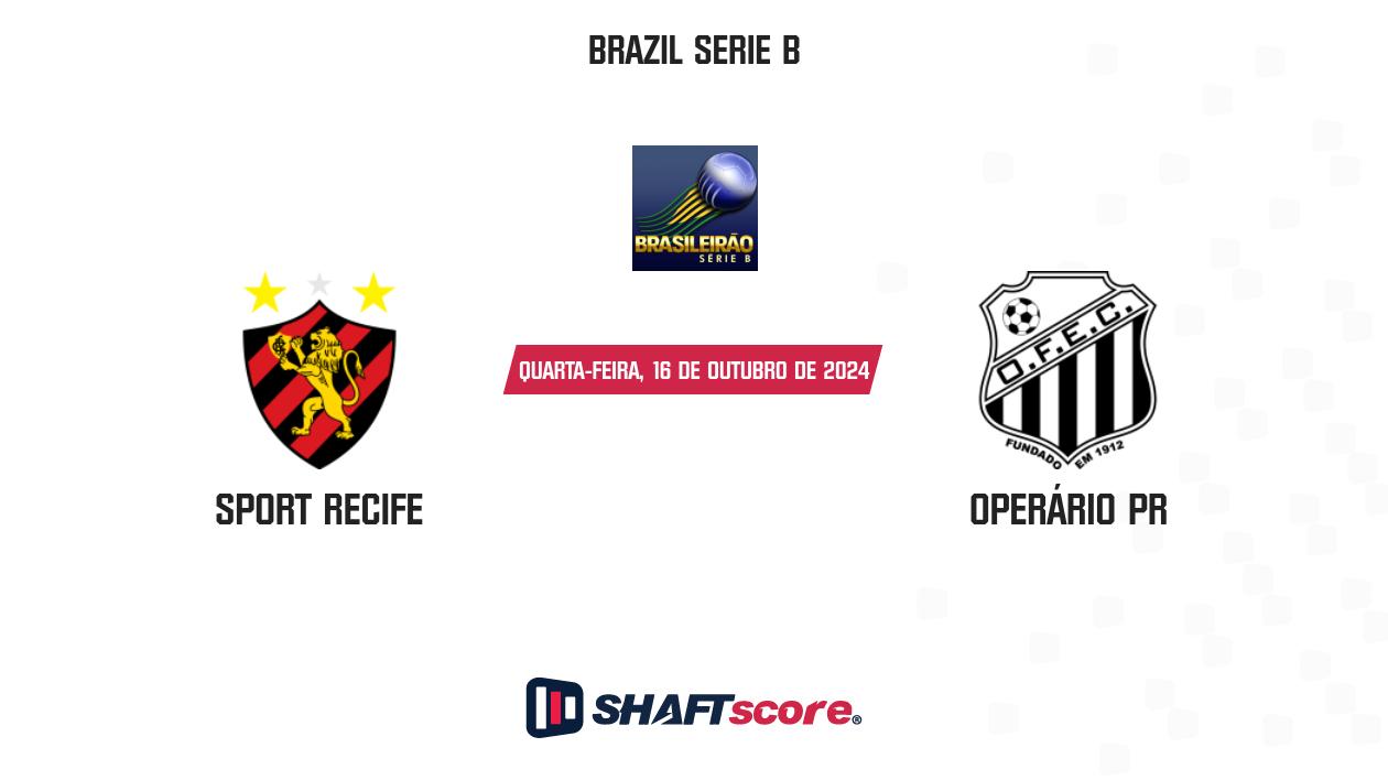 Palpite: Sport Recife vs Operário PR