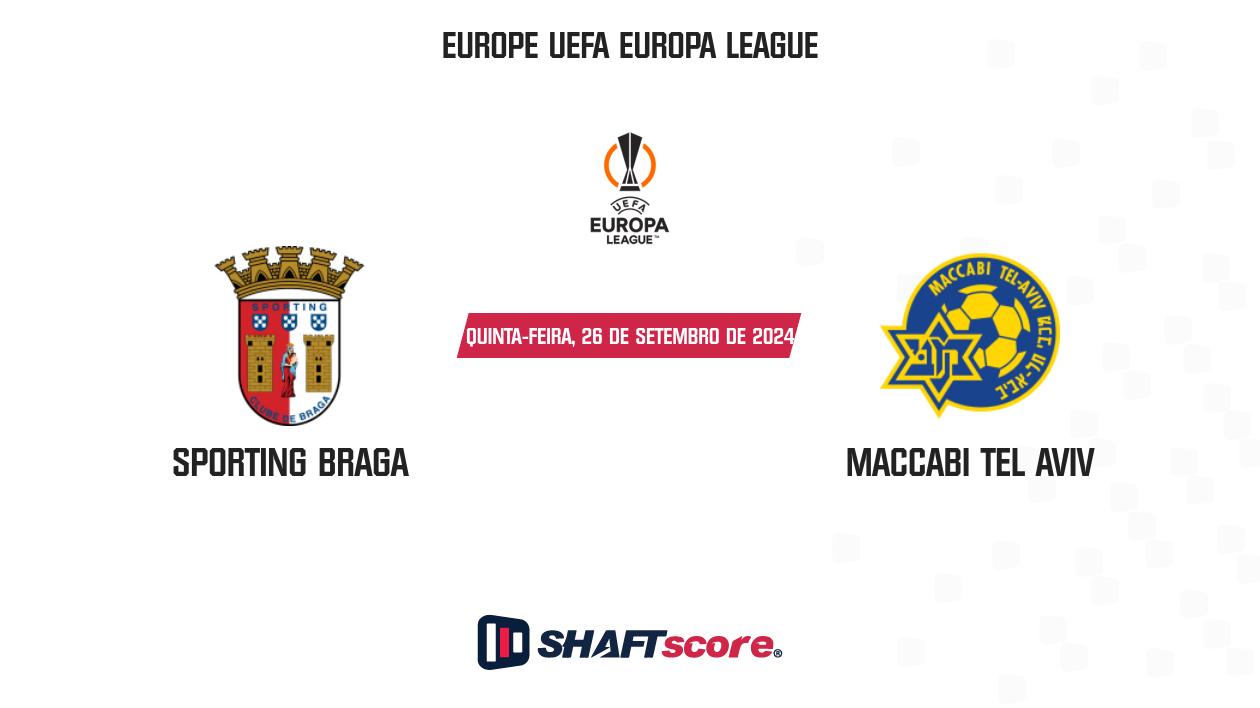 Palpite: Sporting Braga vs Maccabi Tel Aviv