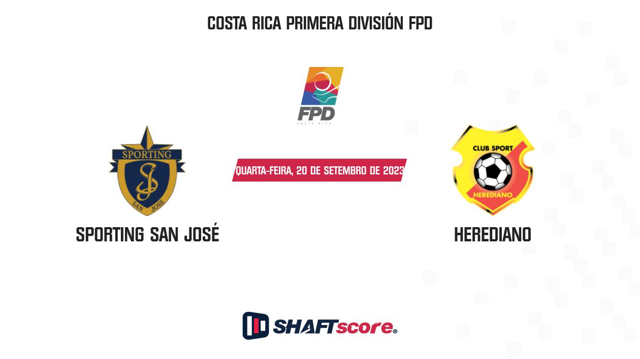 Prognóstico, palpite e dicas: Sporting San José vs Herediano