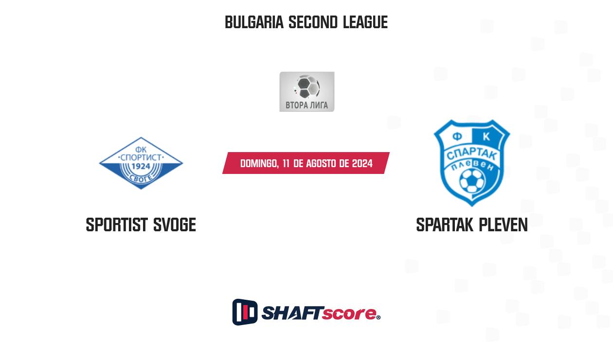 Palpite: Sportist Svoge vs Spartak Pleven