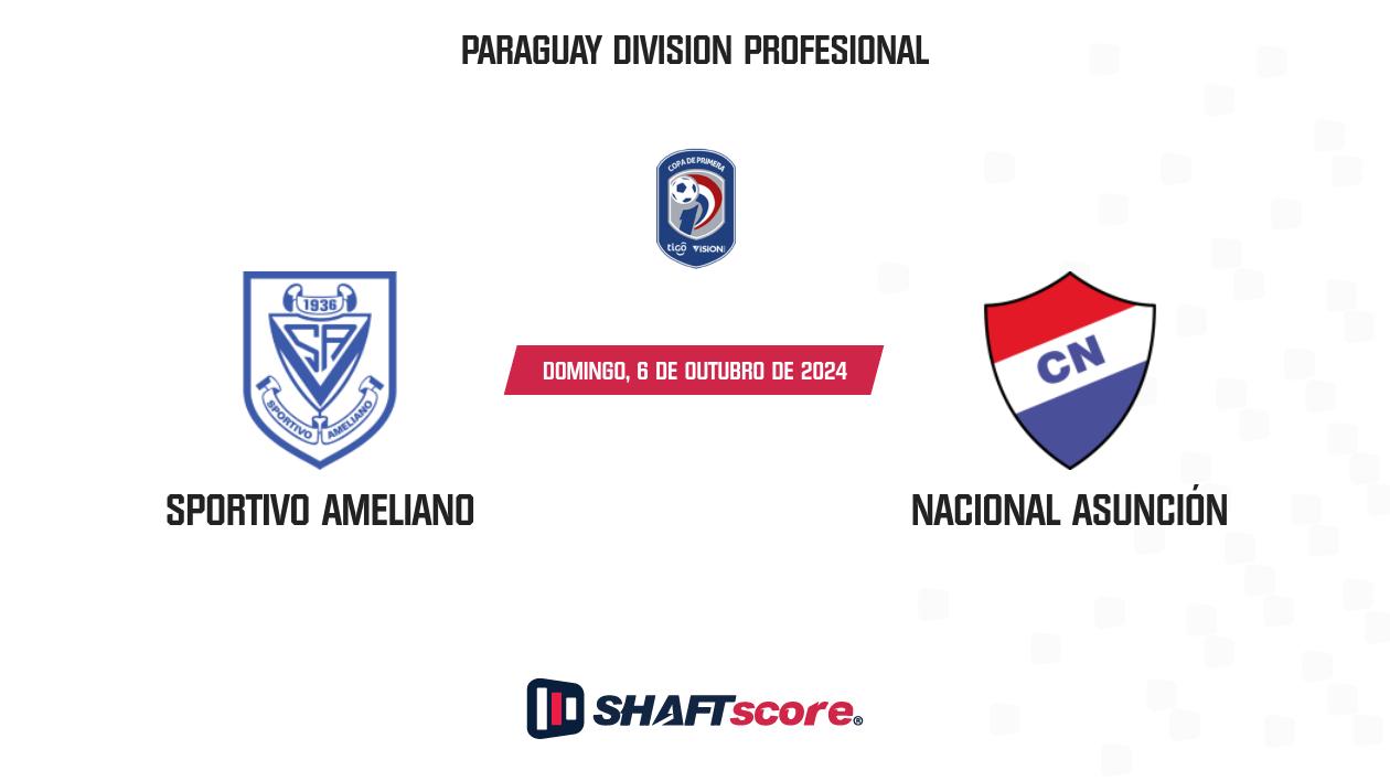 Palpite: Sportivo Ameliano vs Nacional Asunción