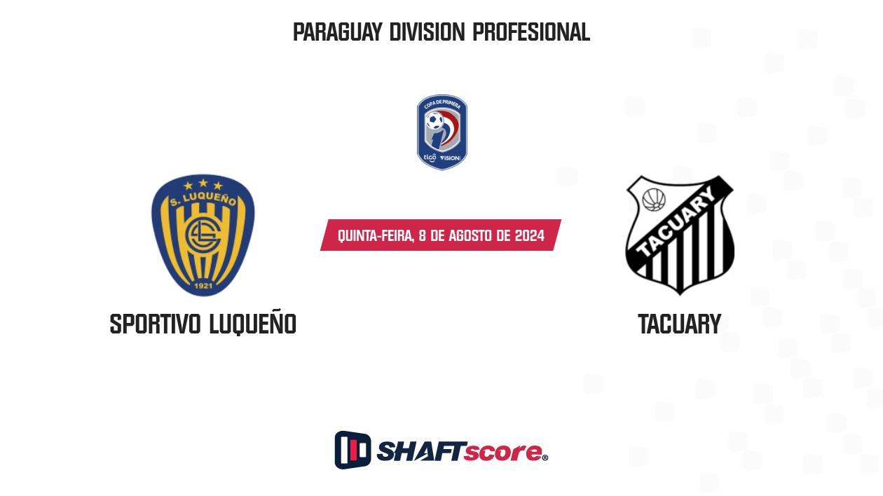 Palpite: Sportivo Luqueño vs Tacuary