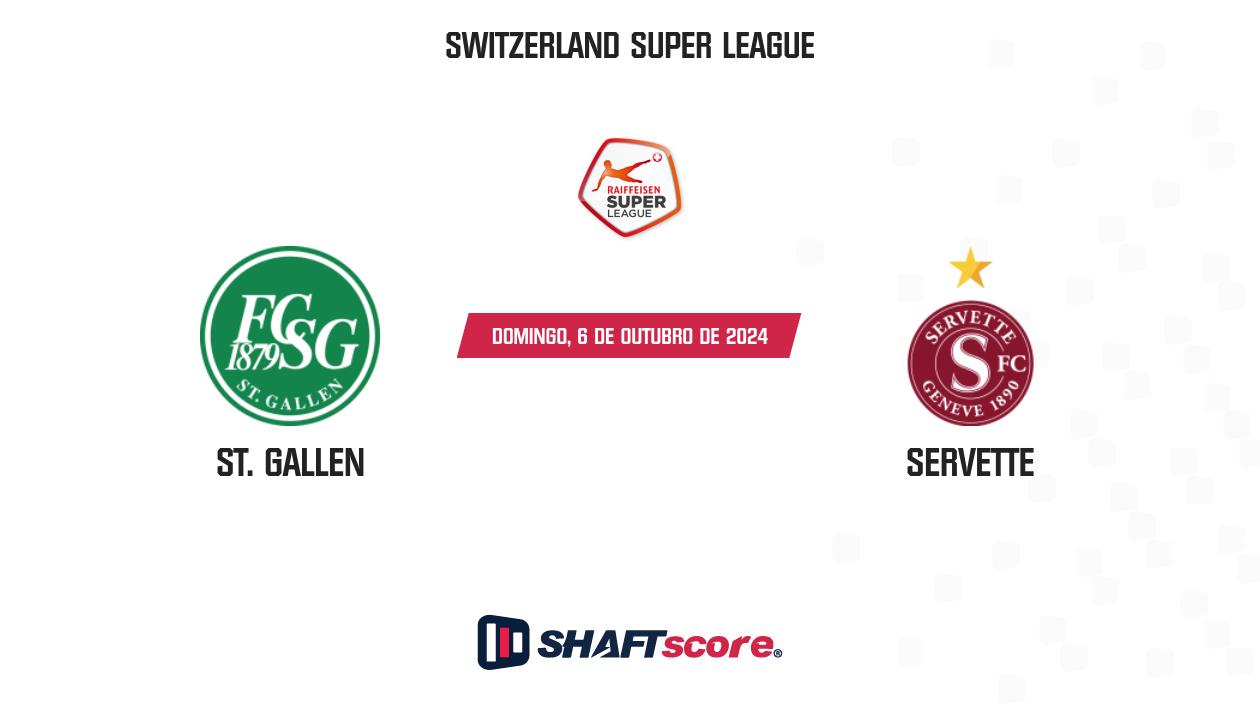 Palpite: St. Gallen vs Servette