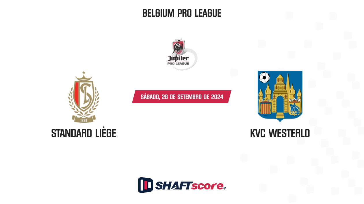 Palpite: Standard Liège vs KVC Westerlo