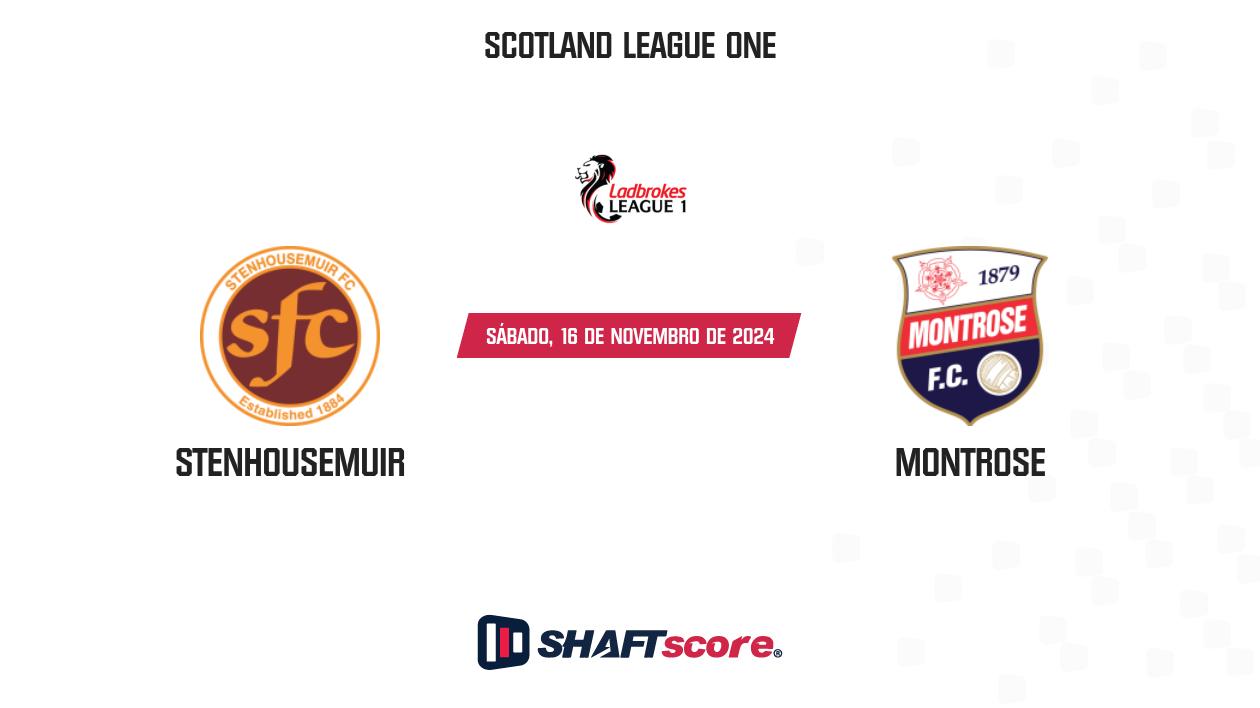 Palpite: Stenhousemuir vs Montrose