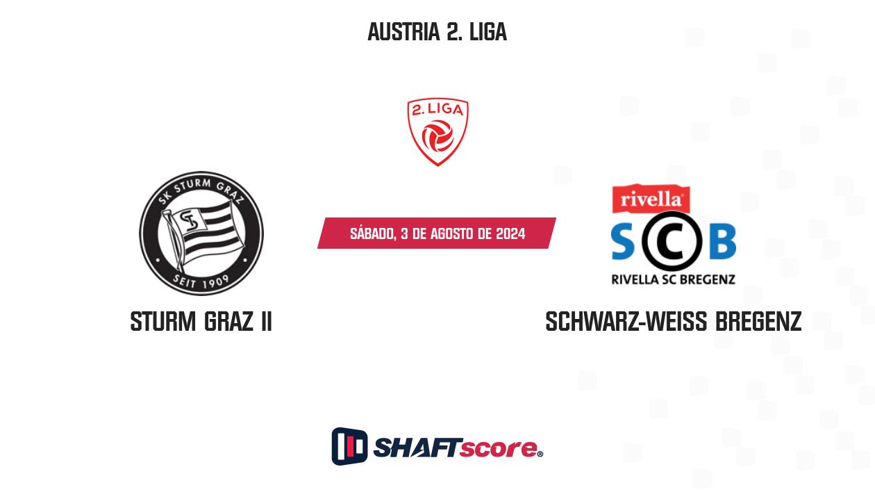 Palpite: Sturm Graz II vs Schwarz-Weiß Bregenz