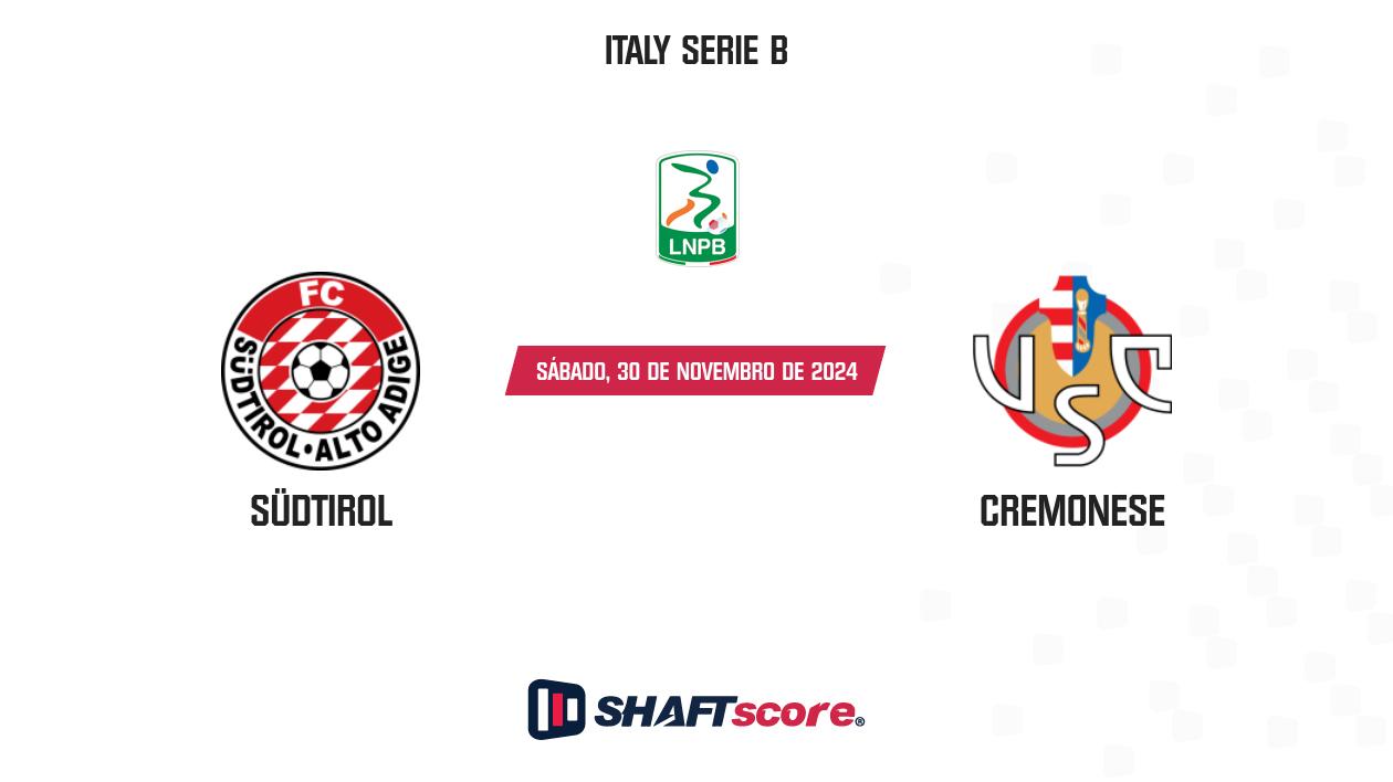 Palpite: Südtirol vs Cremonese