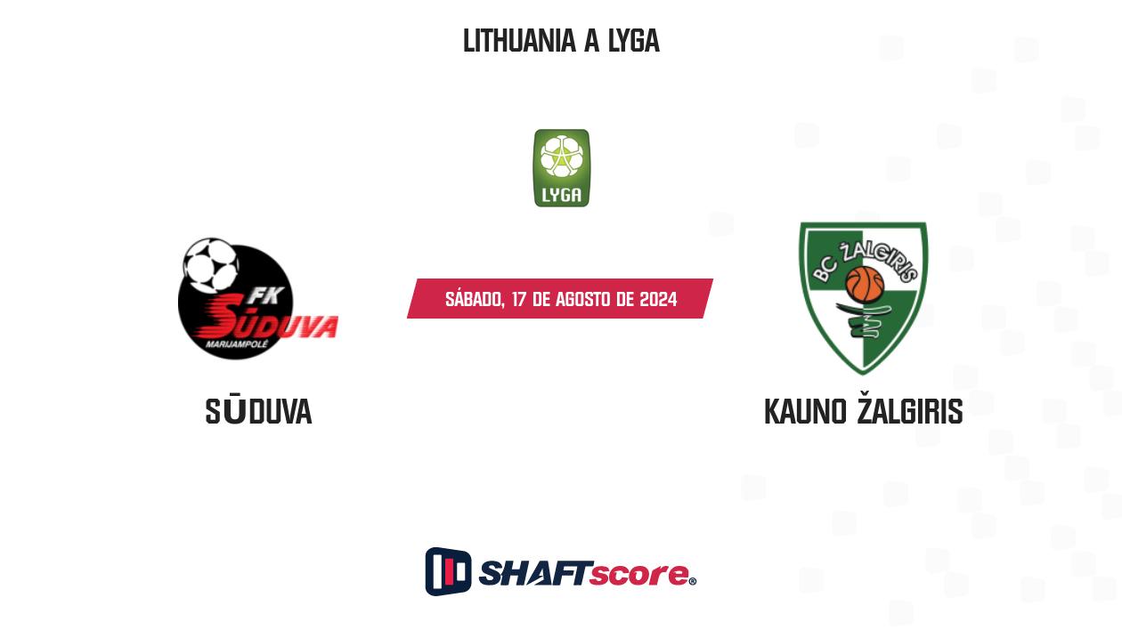 Palpite: Sūduva vs Kauno Žalgiris