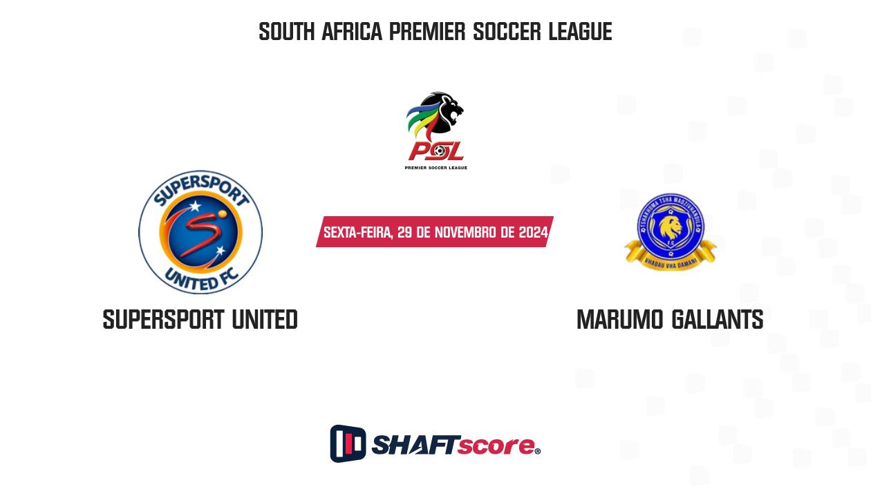 Palpite: SuperSport United vs Marumo Gallants