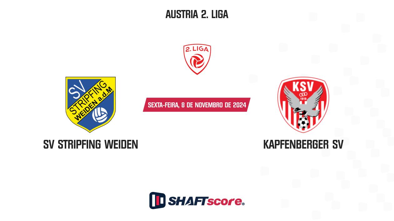 Palpite: SV Stripfing Weiden vs Kapfenberger SV