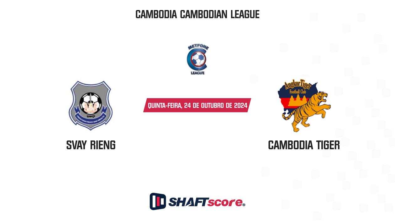 Palpite: Svay Rieng vs Cambodia Tiger