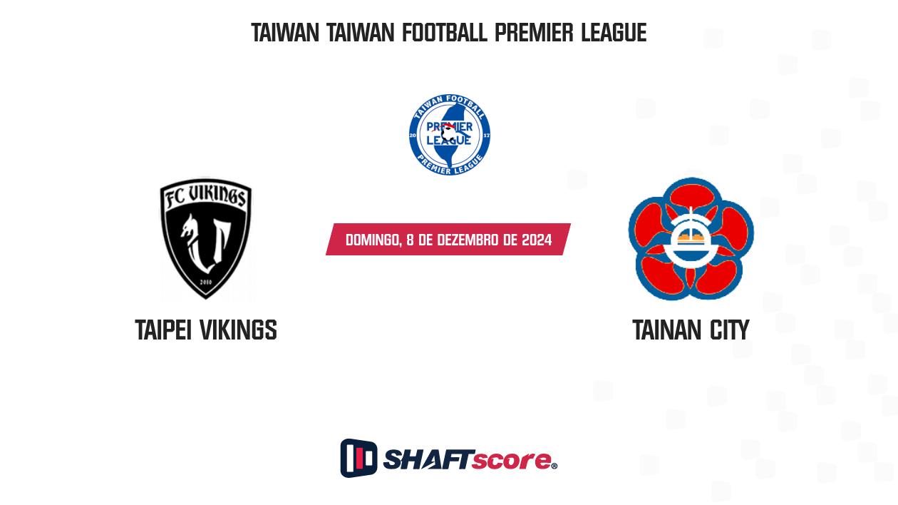 Palpite: Taipei Vikings vs Tainan City