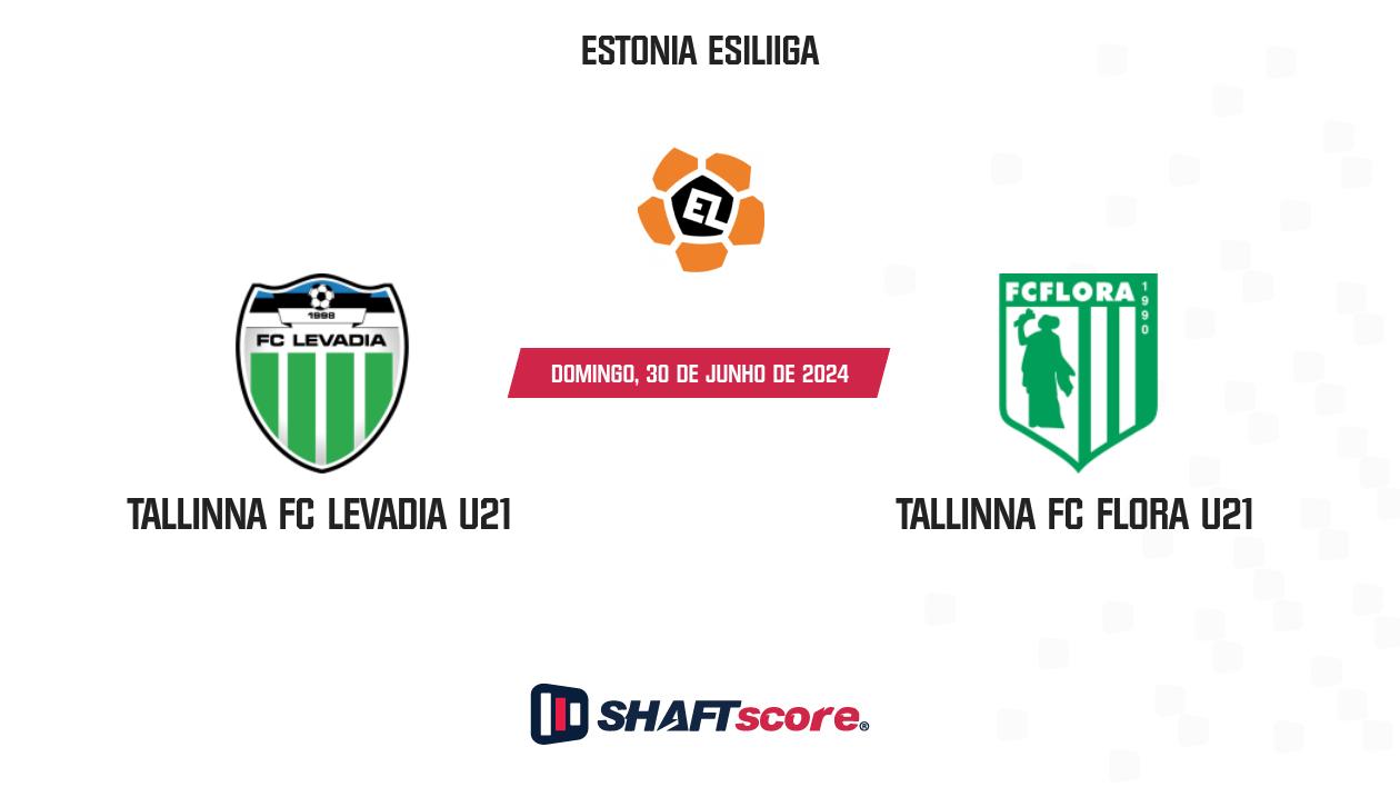 Palpite: Tallinna FC Levadia U21 vs Tallinna FC Flora U21