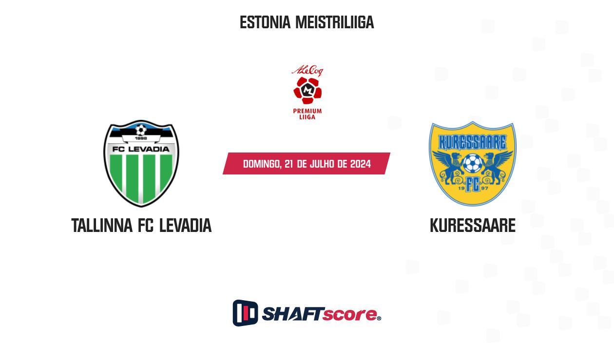 Palpite: Tallinna FC Levadia vs Kuressaare