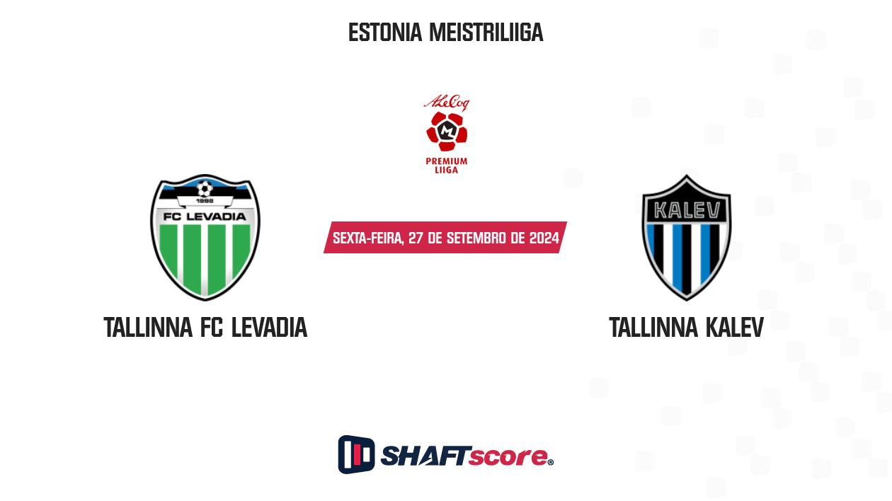 Palpite: Tallinna FC Levadia vs Tallinna Kalev