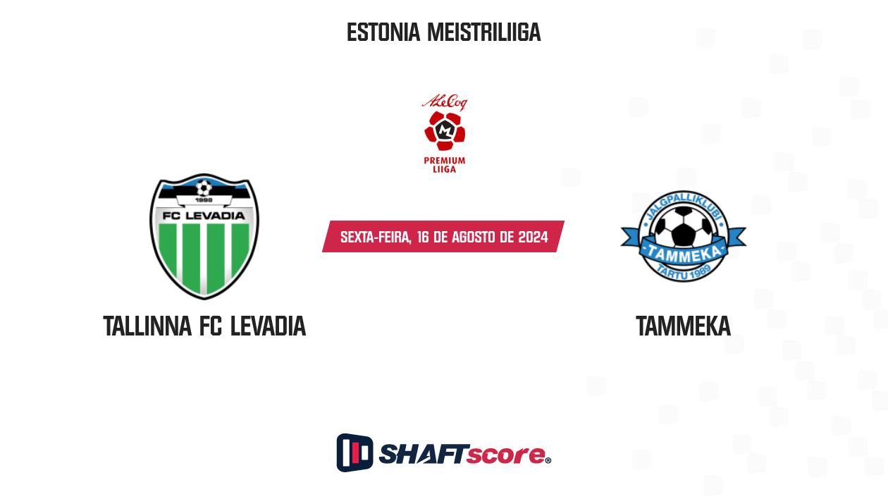 Palpite: Tallinna FC Levadia vs Tammeka