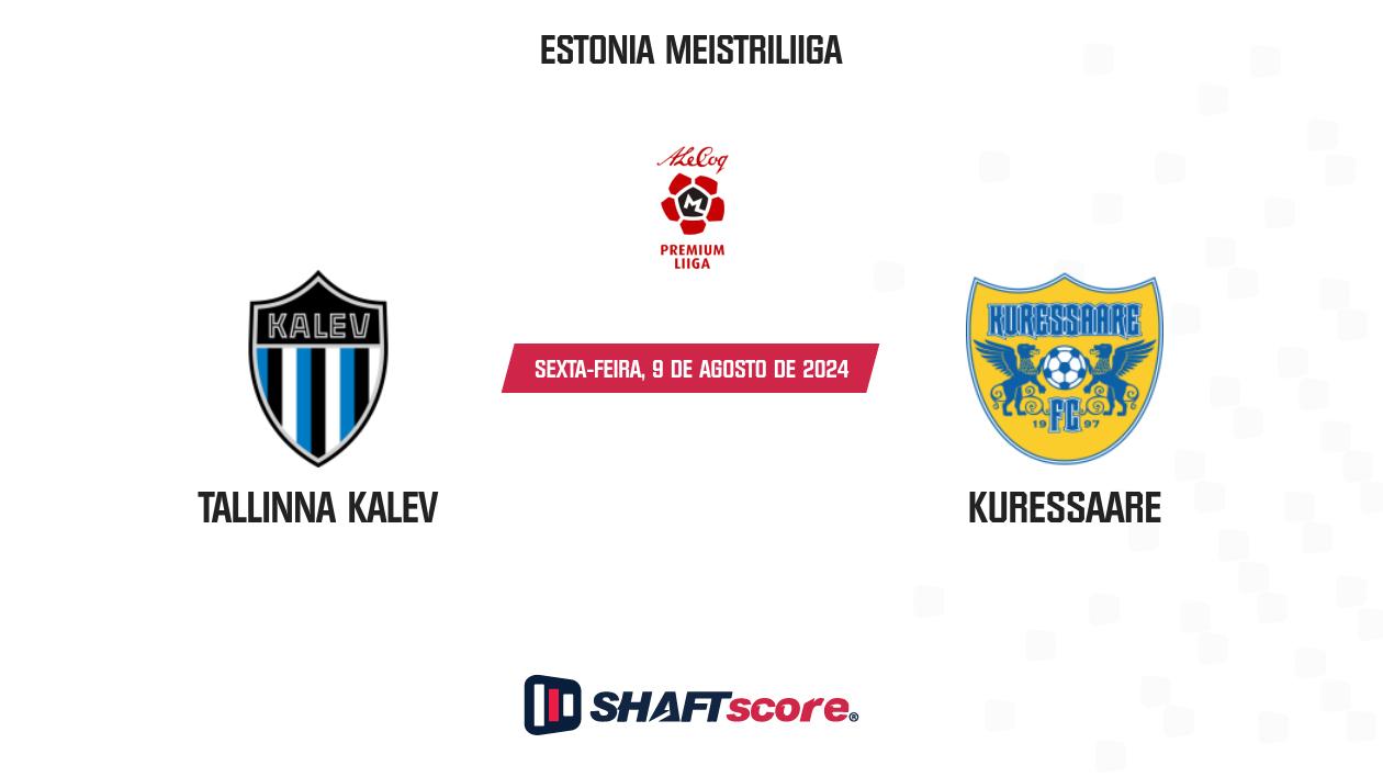 Palpite: Tallinna Kalev vs Kuressaare