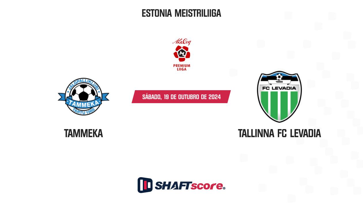 Palpite: Tammeka vs Tallinna FC Levadia