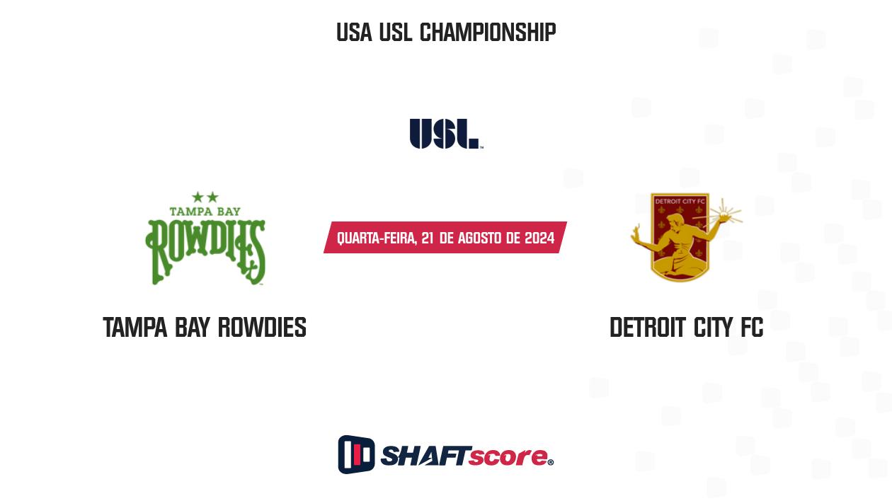 Palpite: Tampa Bay Rowdies vs Detroit City FC