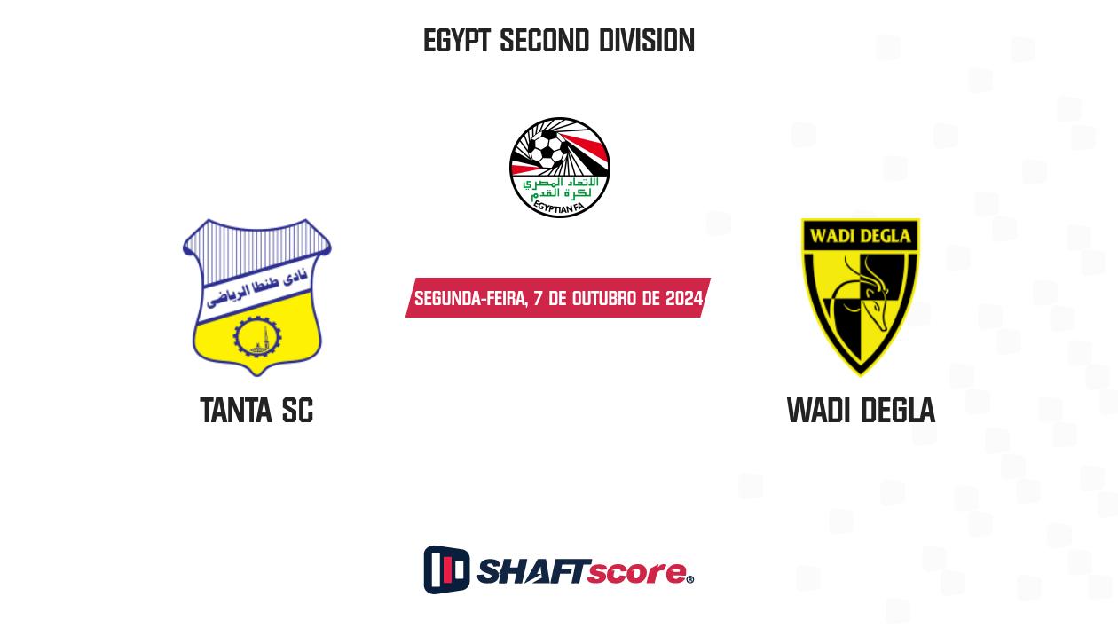 Palpite: Tanta SC vs Wadi Degla