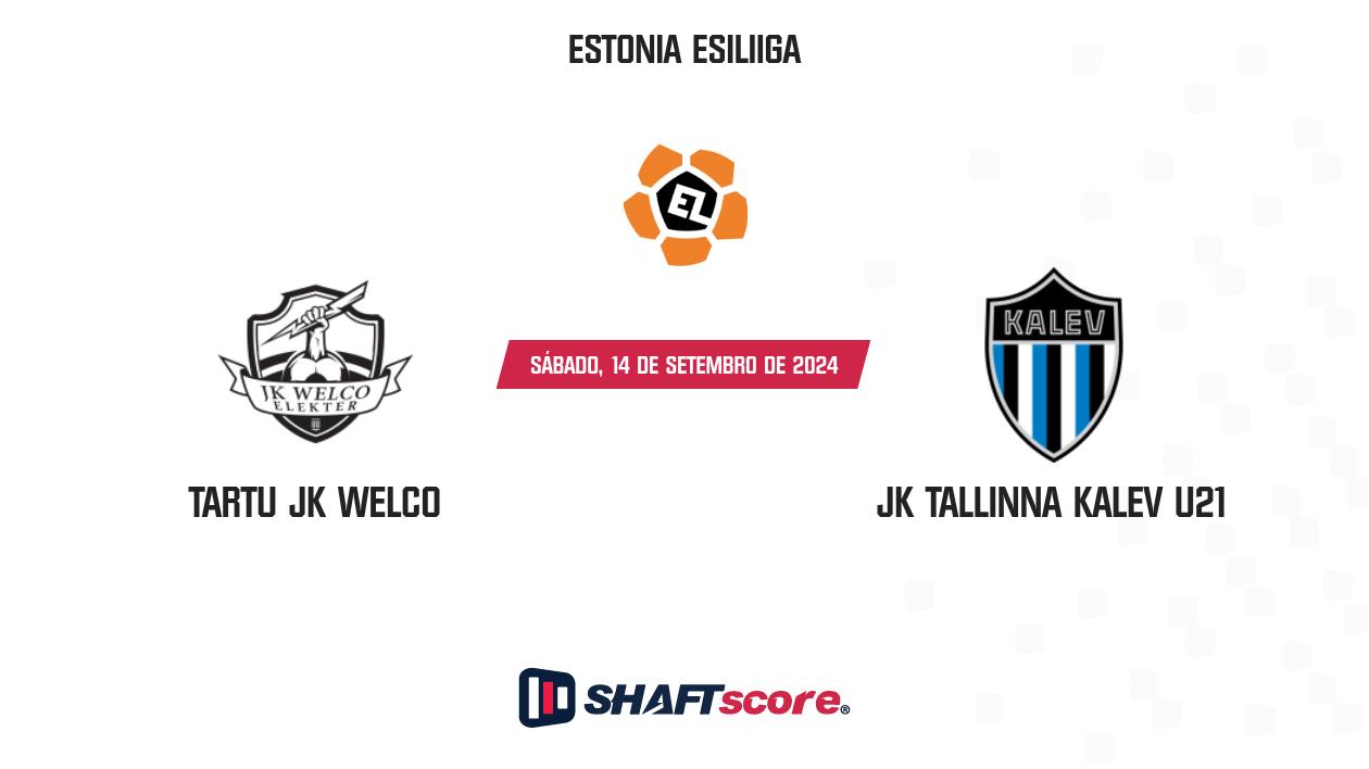 Palpite: Tartu JK Welco vs JK Tallinna Kalev U21