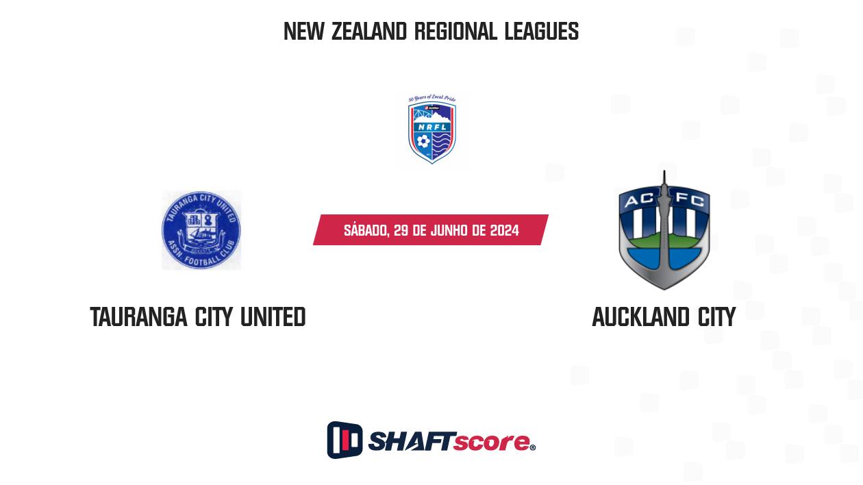 Palpite: Tauranga City United vs Auckland City
