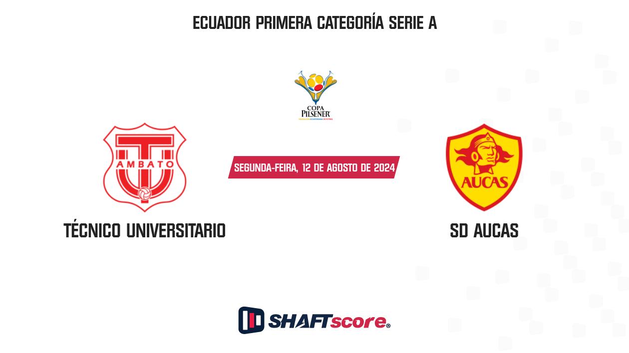 Palpite: Técnico Universitario vs SD Aucas