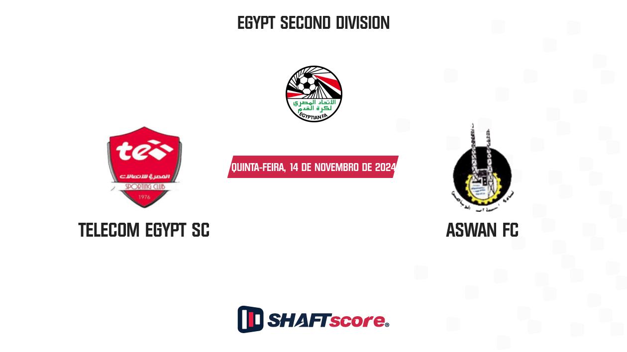 Palpite: Telecom Egypt SC vs Aswan FC