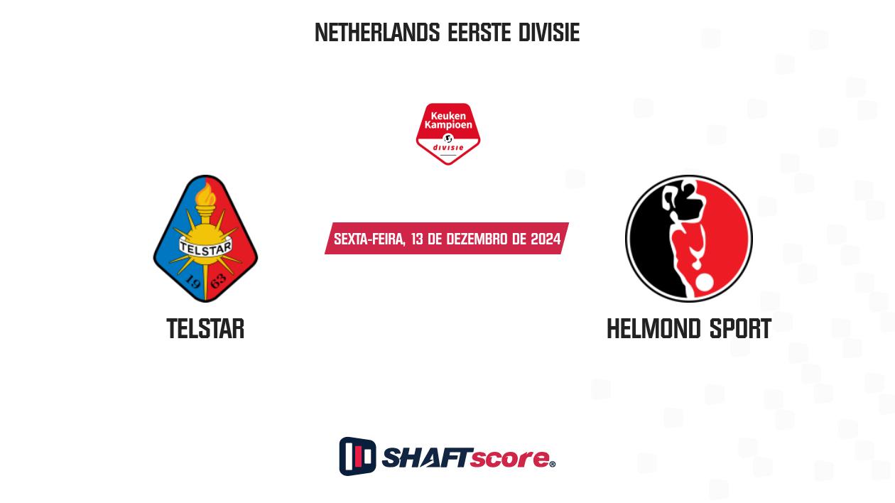 Palpite: Telstar vs Helmond Sport