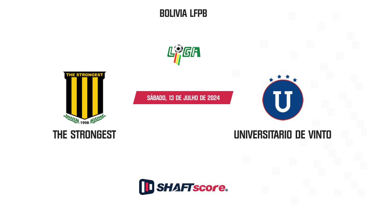 Palpite: The Strongest vs Universitario de Vinto