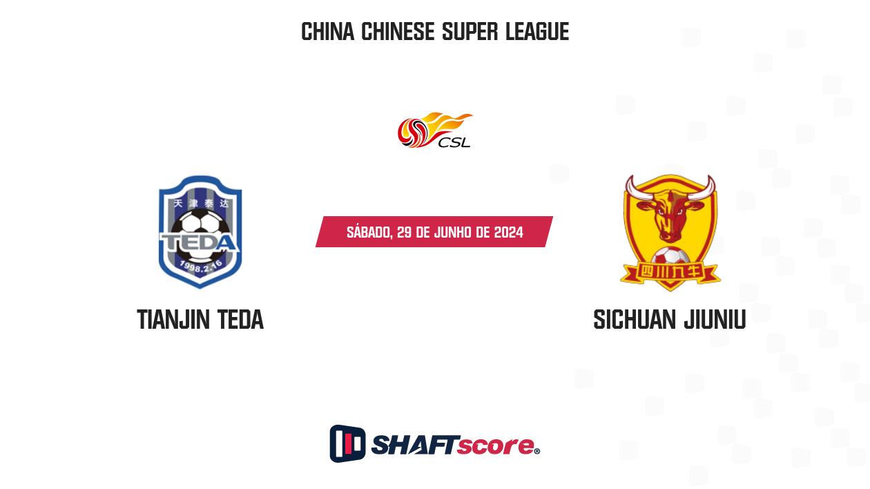 Palpite: Tianjin Teda vs Sichuan Jiuniu