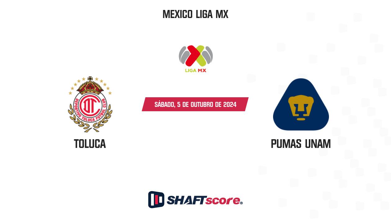 Palpite: Toluca vs Pumas UNAM