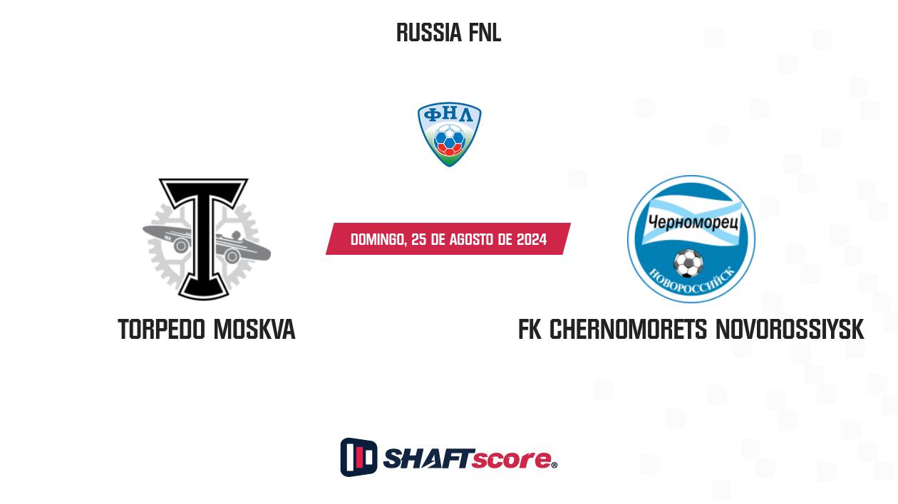 Palpite: Torpedo Moskva vs FK Chernomorets Novorossiysk