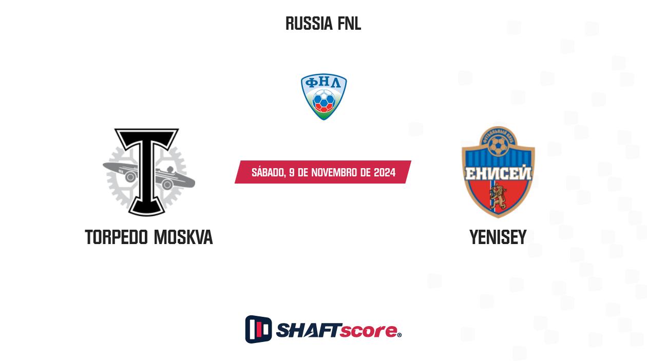 Palpite: Torpedo Moskva vs Yenisey