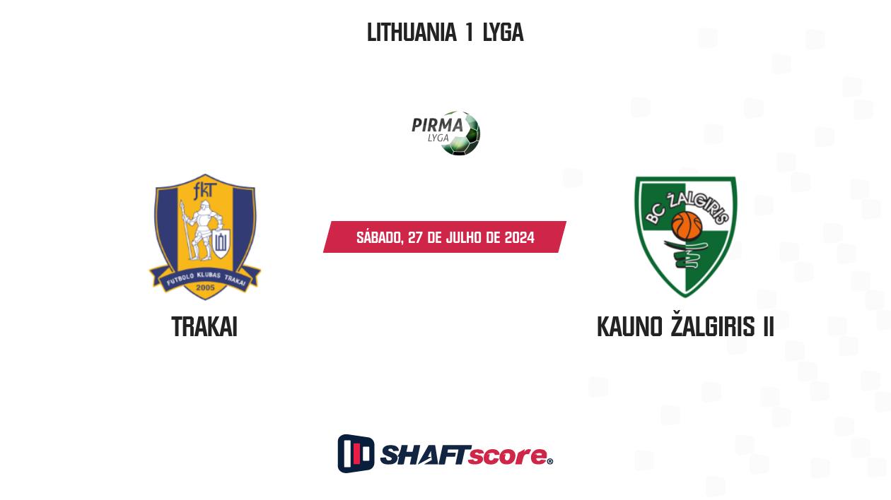 Palpite: Trakai vs Kauno Žalgiris II