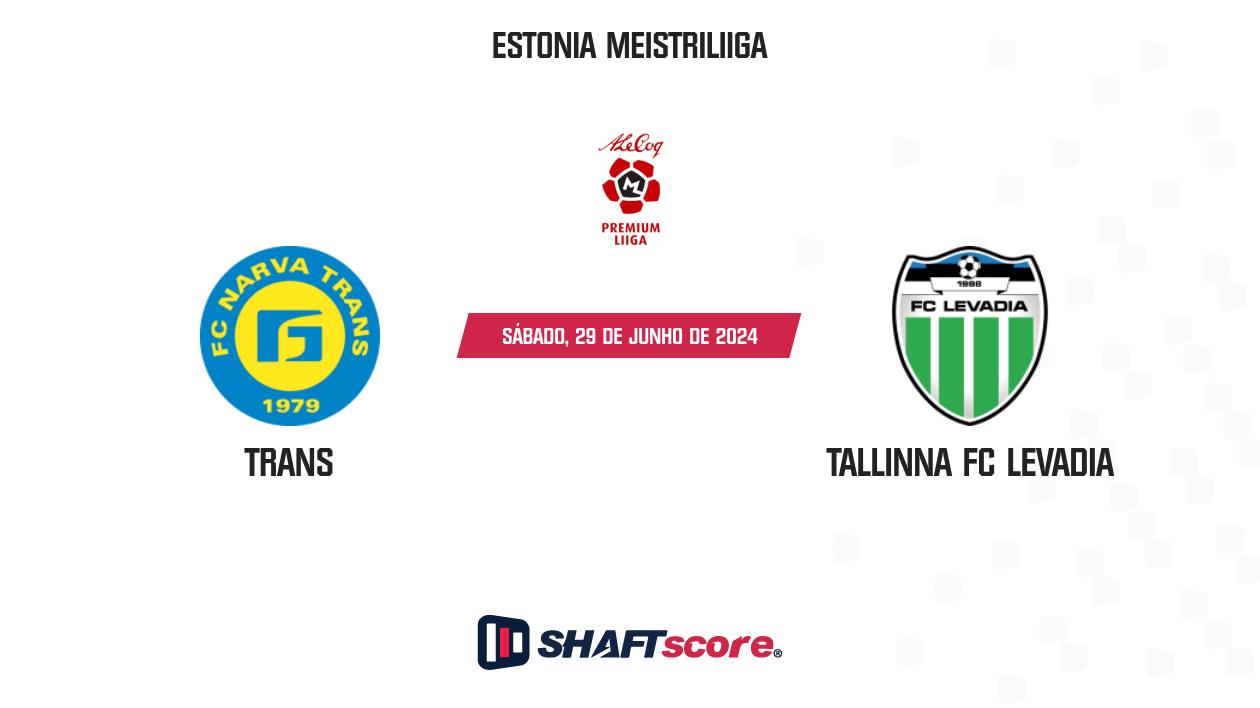 Palpite: Trans vs Tallinna FC Levadia