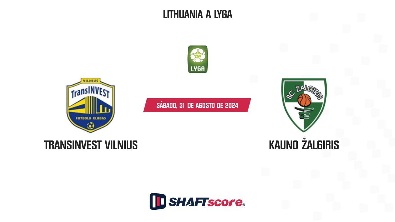 Palpite: TransINVEST Vilnius vs Kauno Žalgiris