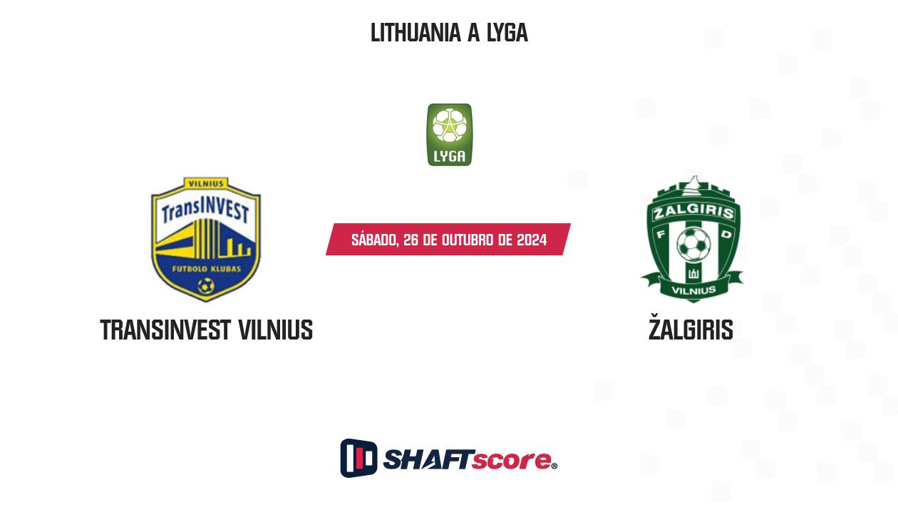 Palpite: TransINVEST Vilnius vs Žalgiris