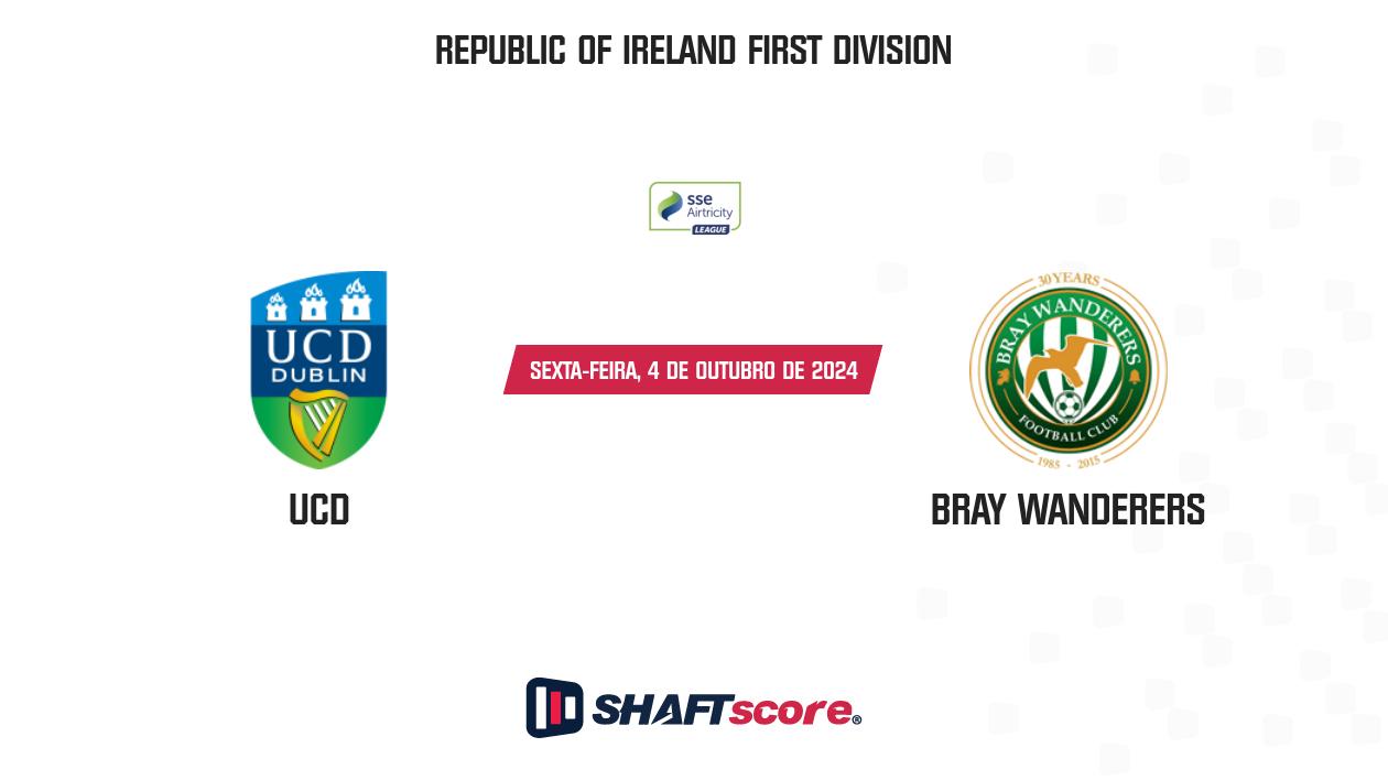 Palpite: UCD vs Bray Wanderers