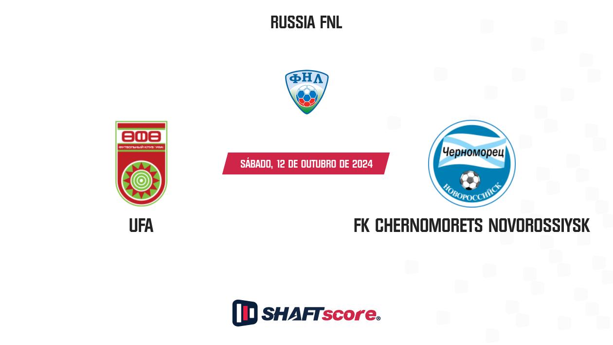 Palpite: Ufa vs FK Chernomorets Novorossiysk